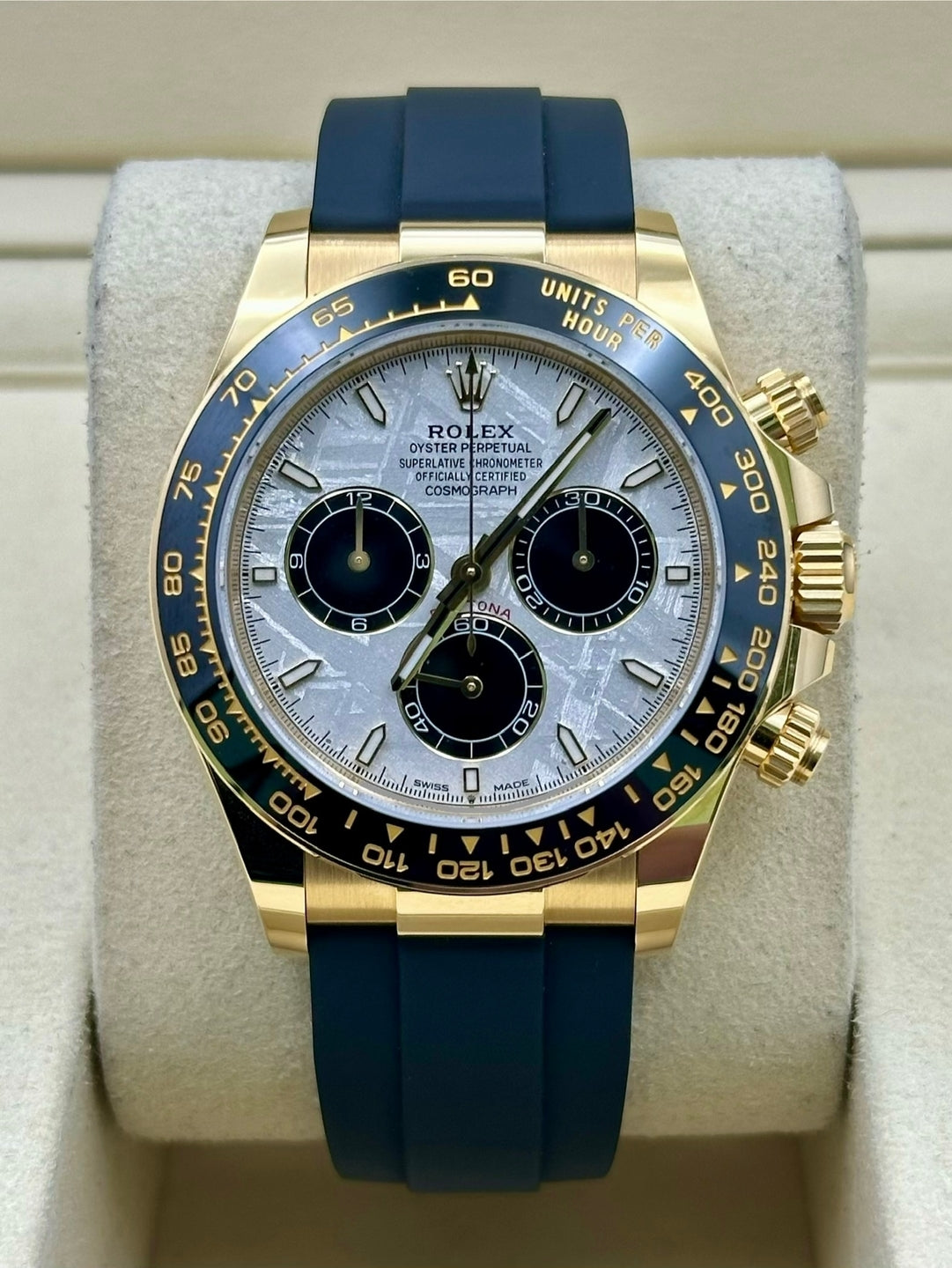 Rolex Daytona 126518LN, 2026, meteorite dial, Oysterflex bracelet