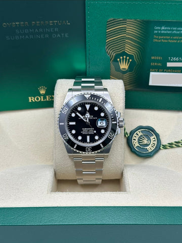 Rolex Submariner Black Dial Oyster Bracelet 126610LN