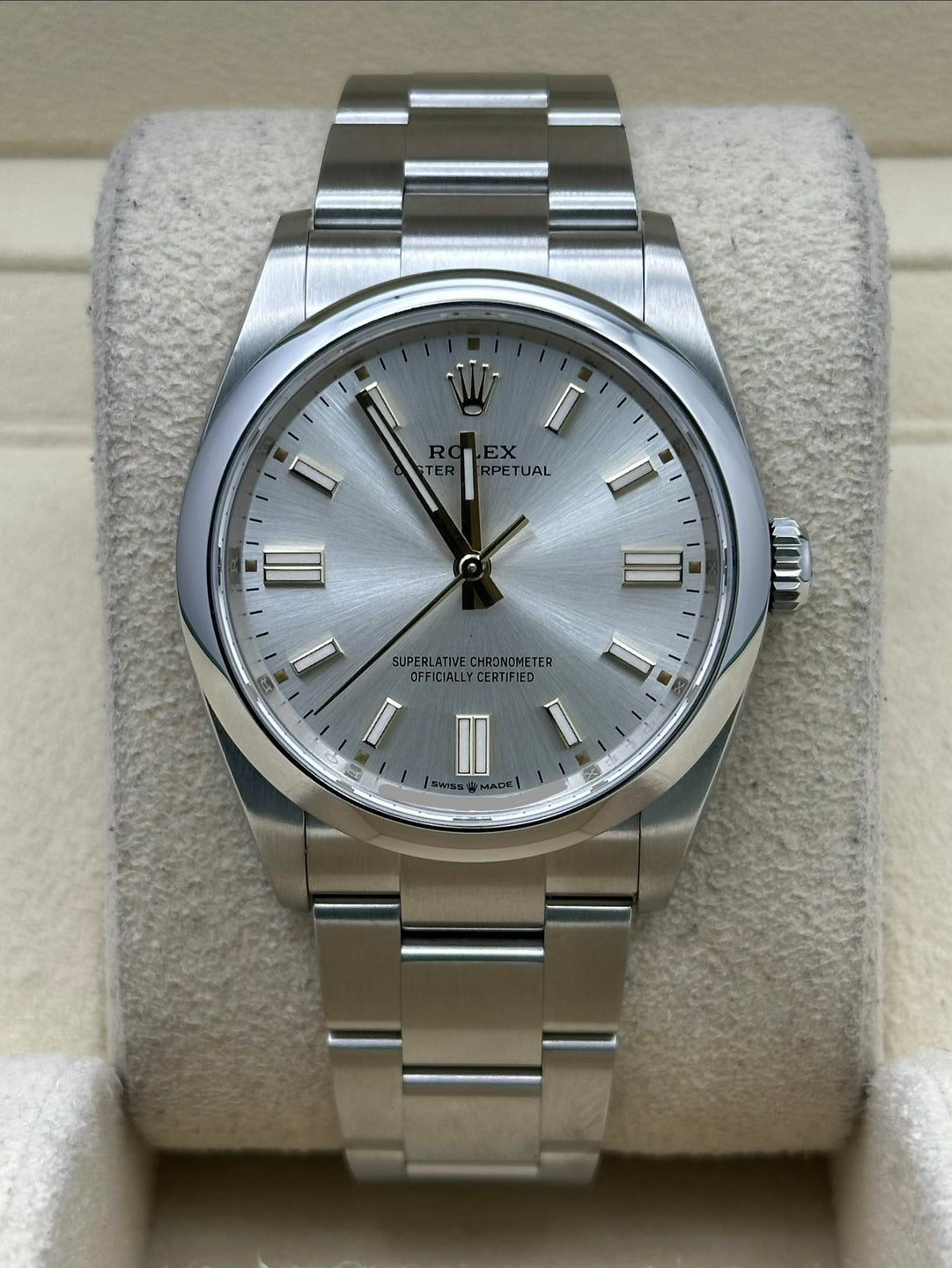 Rolex Oyster Perpetual 36 126000, 2025, silver dial, Oyster bracelet