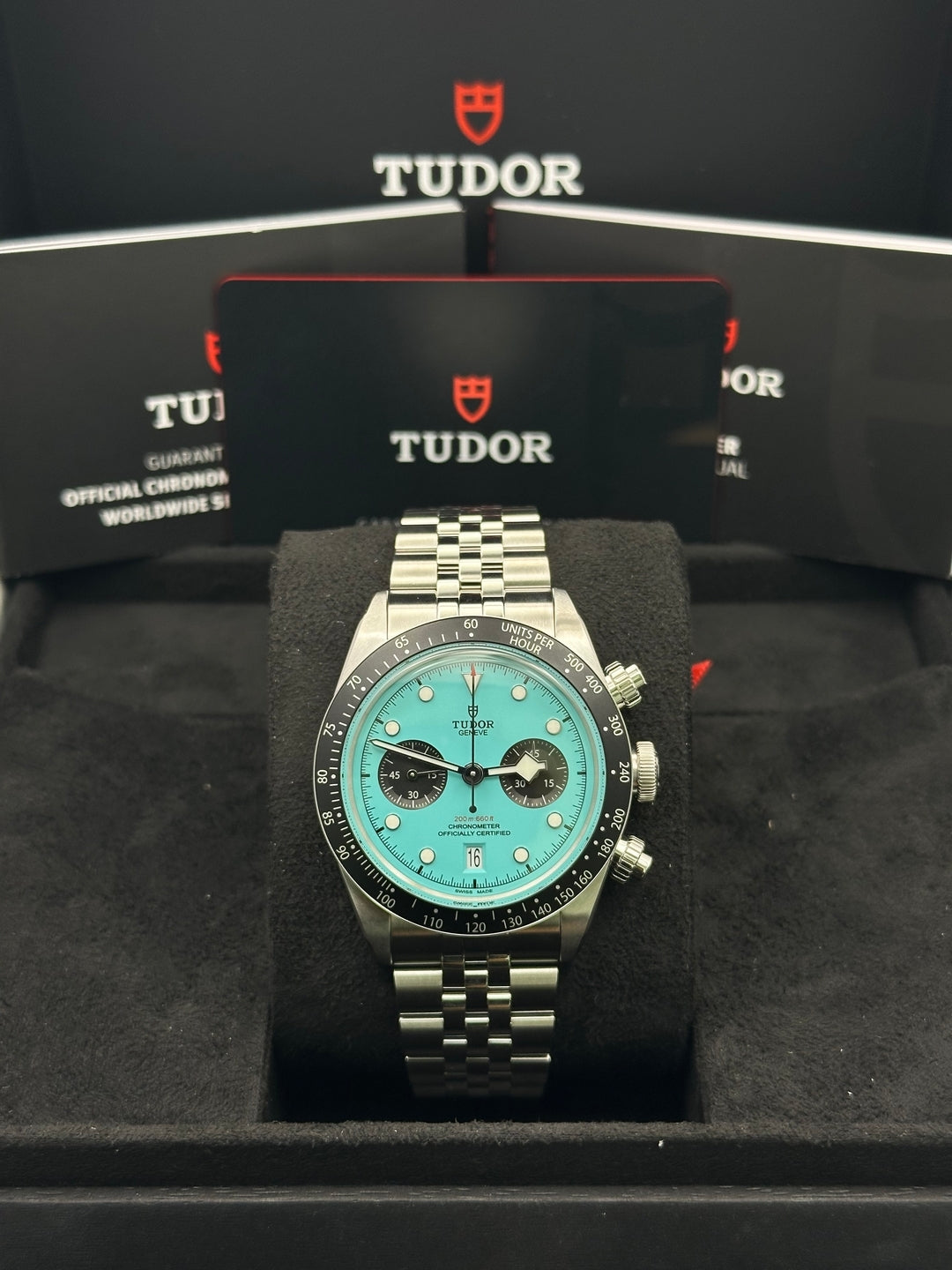 Tudor Black Bay 79360N, 2026, tiffany blue dial, Jubilee bracelet