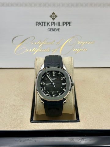 Patek Philippe Aqanaut Black Dial Rubber Strap 5167A-001