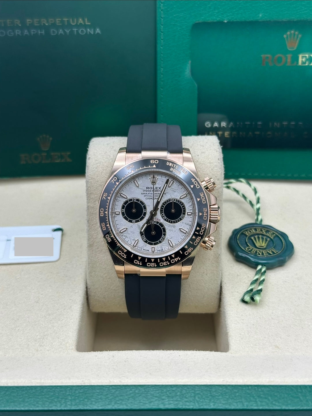 Rolex Daytona 126515LN, 2026, meteorite dial, Oysterflex bracelet