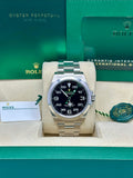 Rolex Air-King 126900, 2025, black dial, Oyster bracelet