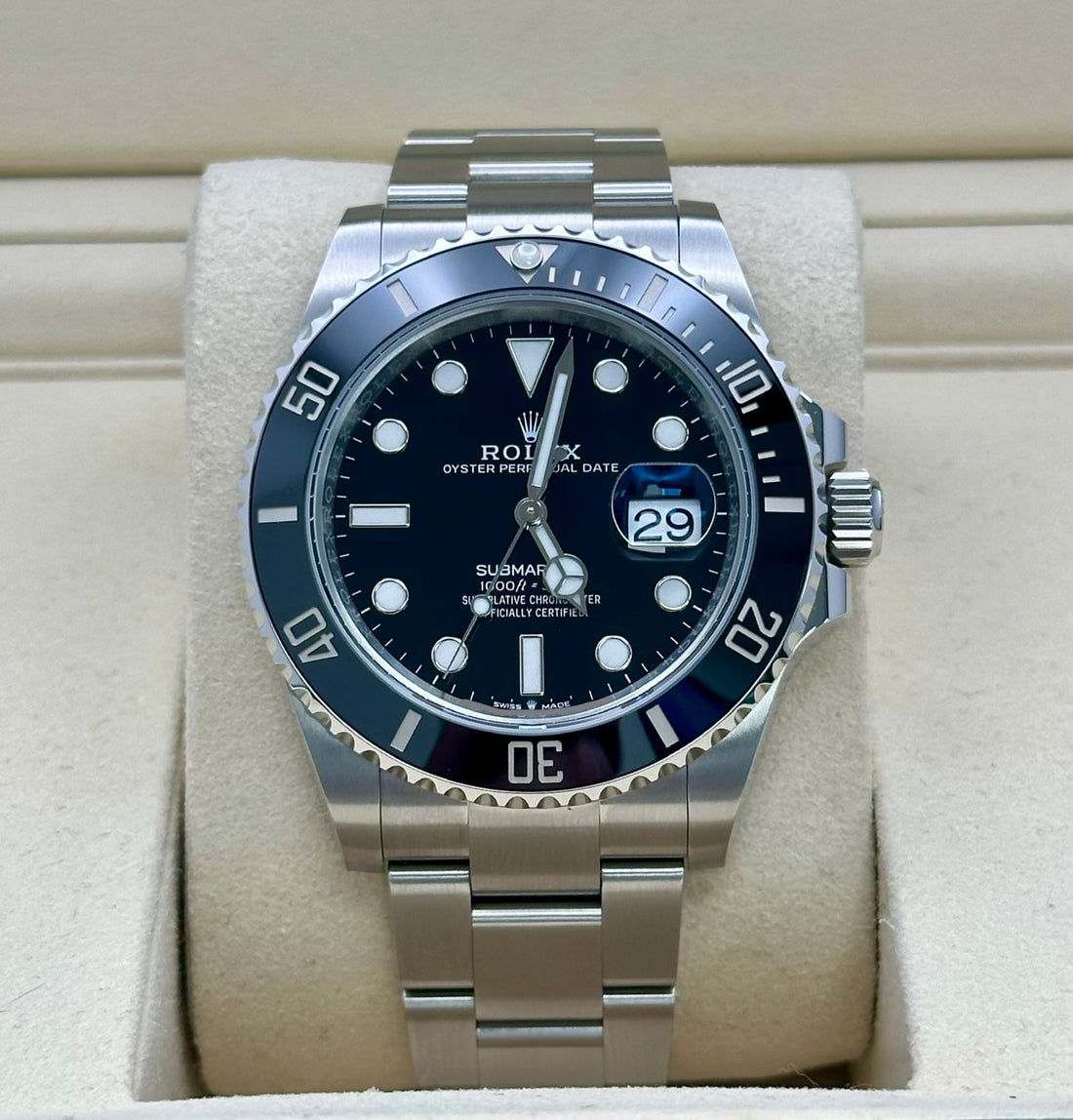 Rolex Submariner 126610LN, 2026, black dial, Oyster bracelet