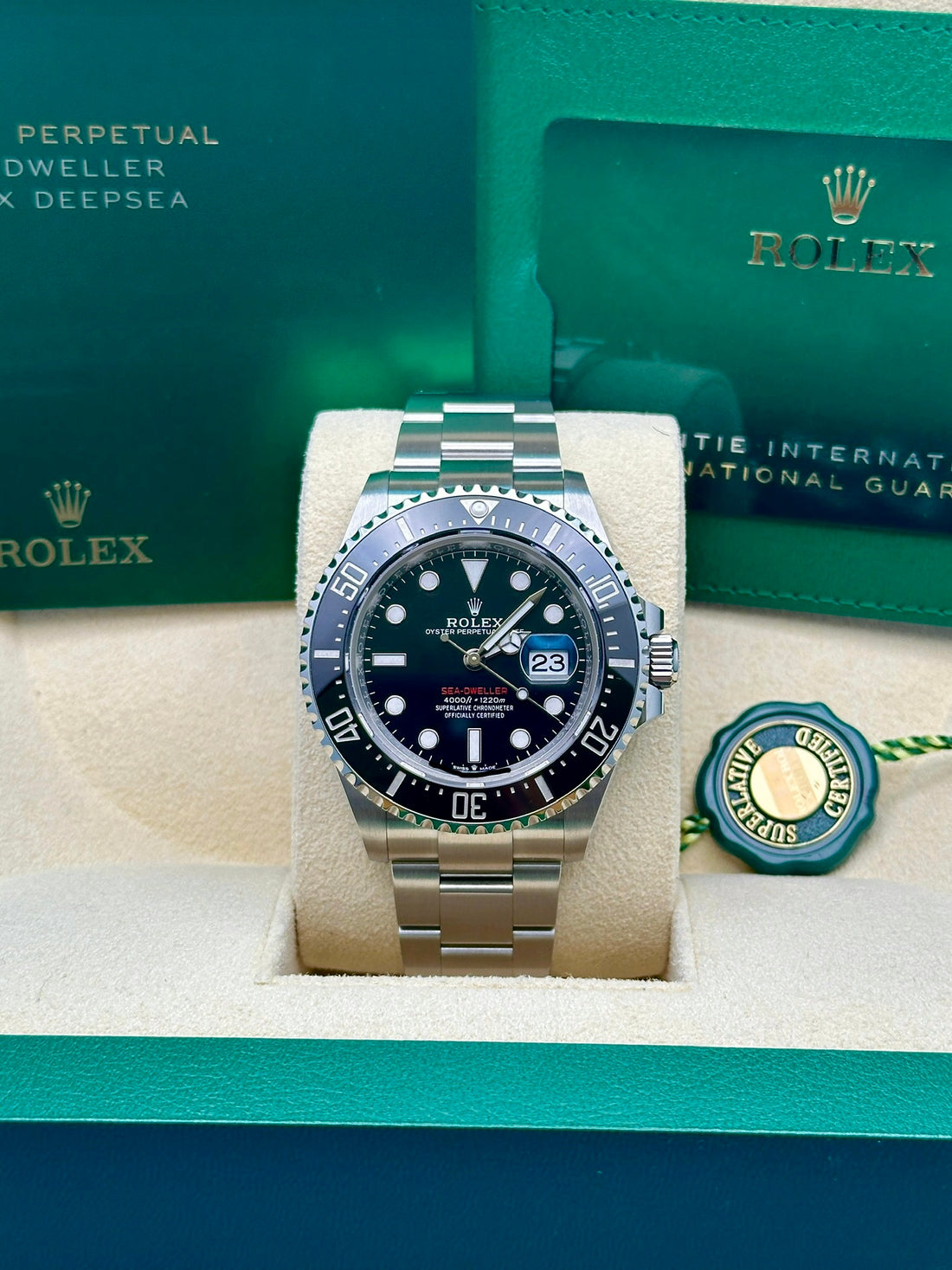 Rolex Sea-Dweller 43 Watch - Black Dial - 126600