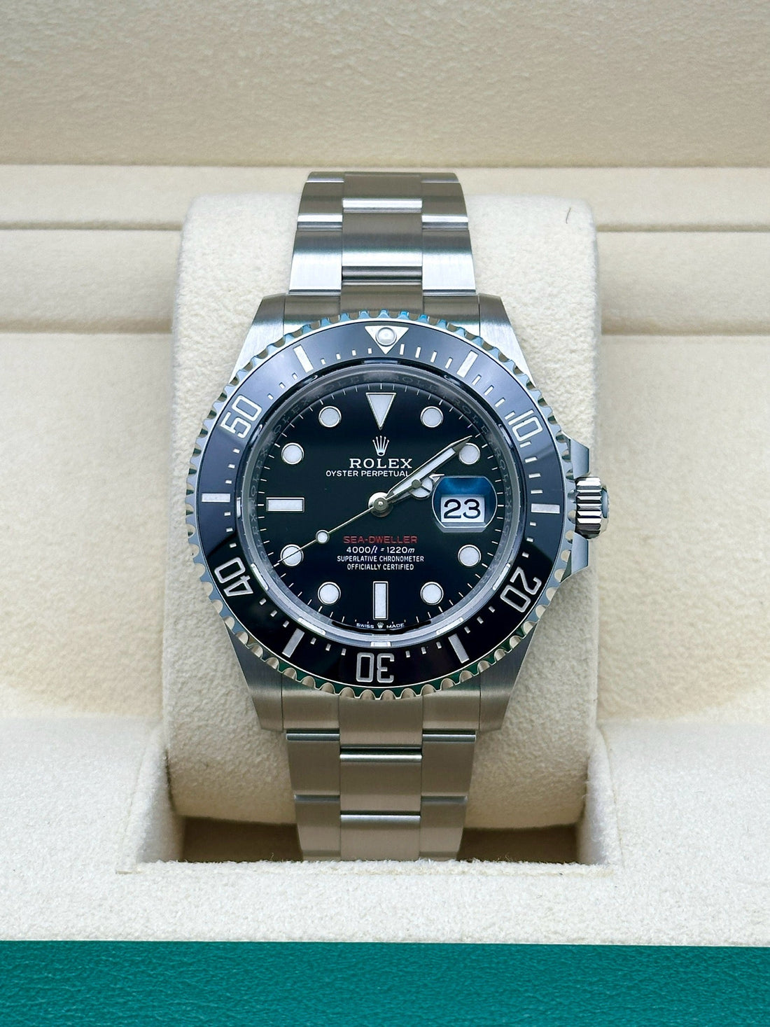 Rolex Sea-Dweller 43 126600, 2024, black dial, Oyster bracelet