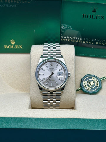 Rolex Steel Datejust 36  - Silver Index Dial - Jubilee Bracelet - 126200 sij