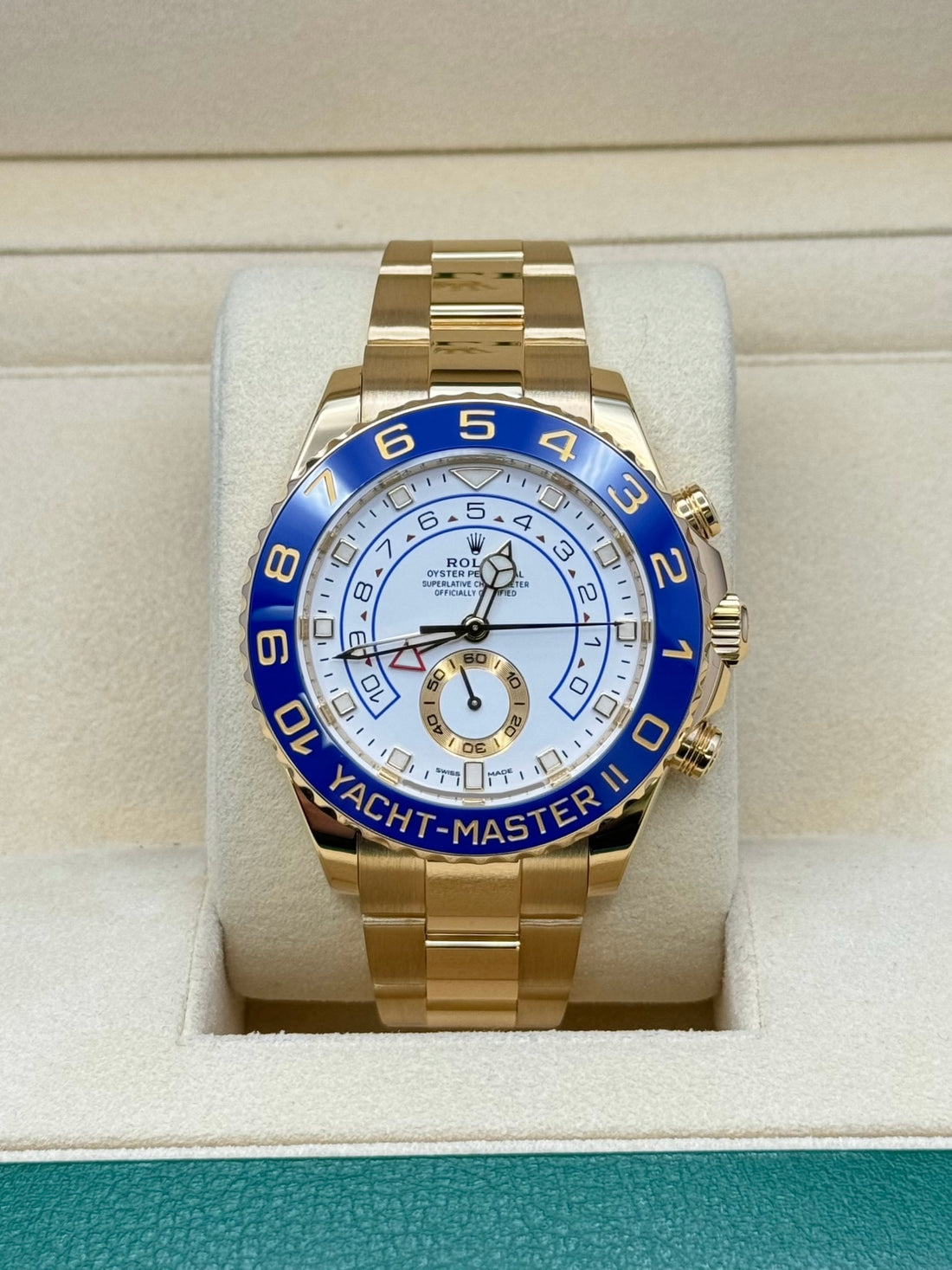 Rolex Yacht-Master II 44 116688, 2021, white dial