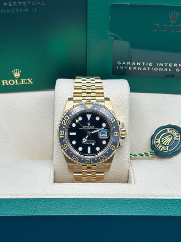 Rolex GMT-Master II 40 126718GRNR, 2024, black dial, Jubilee bracelet