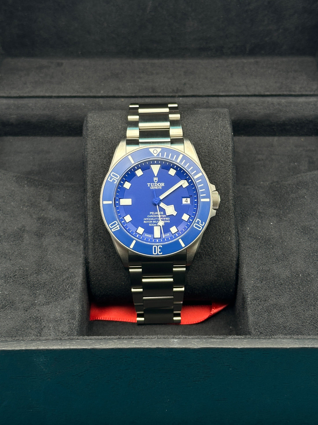 Tudor Pelagos M25600TB, 2024, blue dial, rubber strap