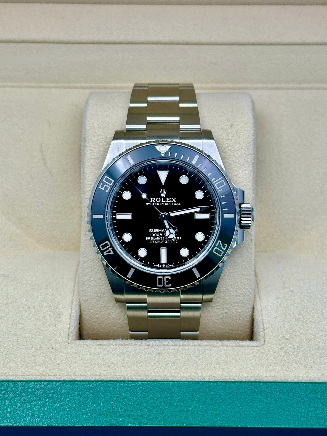 Rolex Submariner 124060, 2024, black dial, Oyster bracelet