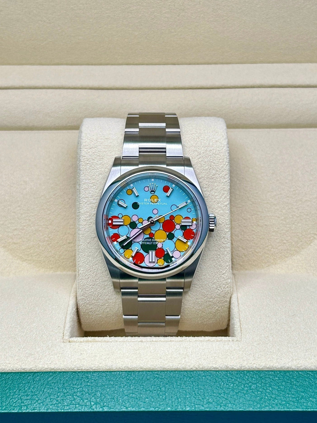 Rolex Oyster Perpetual 36 126000, 2023, blue dial, Oyster bracelet