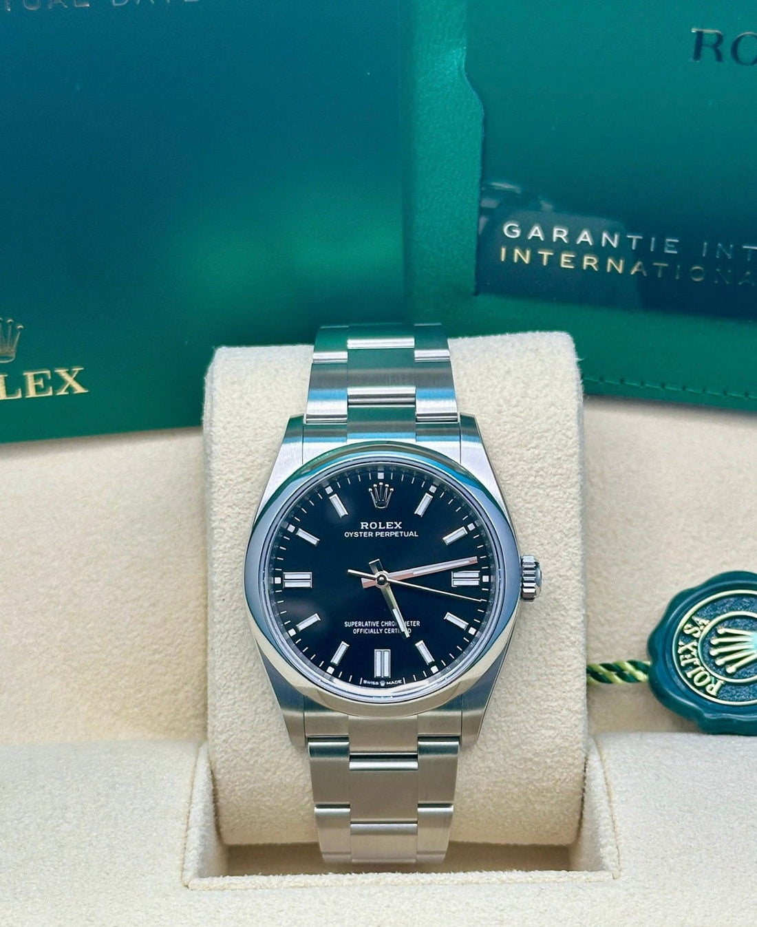 Rolex Oyster Perpetual 36 Watch - Domed Bezel - Black Index Dial - Oyster Bracelet - 2020 Release - 126000 bkio