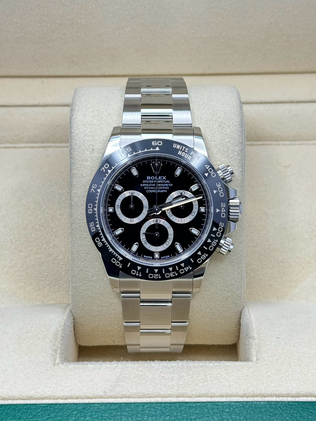 Rolex Daytona 40 116500LN, 2020, black index dial, Oyster bracelet