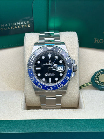 Rolex GMT-Master II 40 Batman 126710BLNR, 2024, black dial, Oyster bracelet