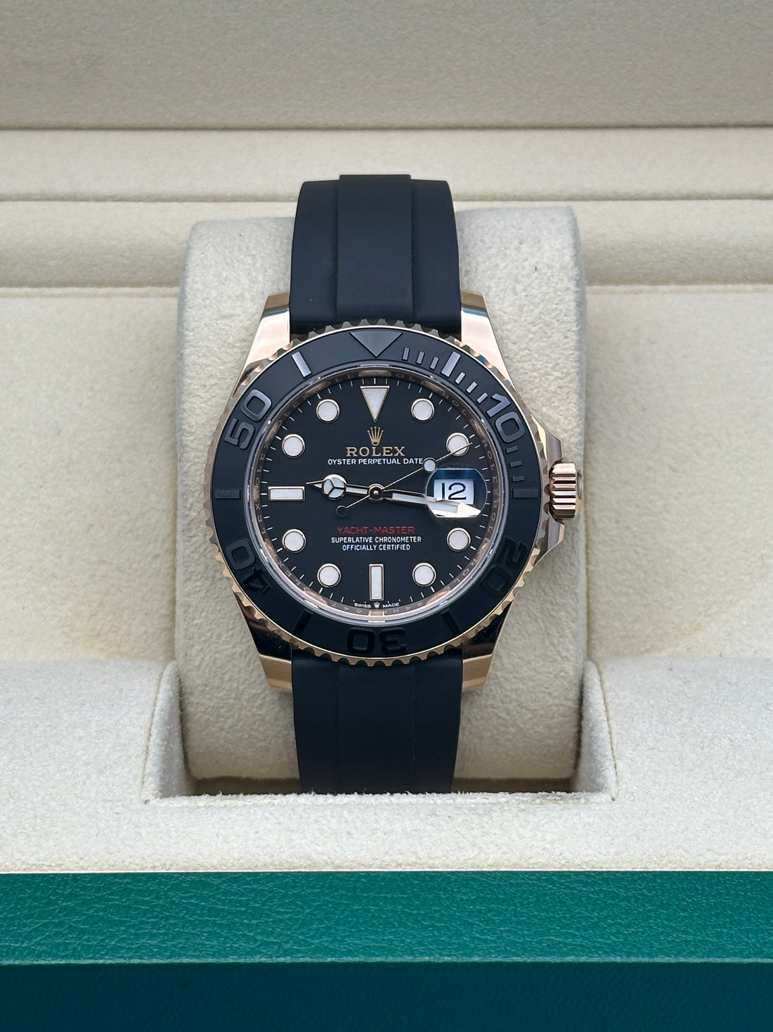 Rolex Yacht-Master 40 126655, 2024, black dial, Oysterflex bracelet