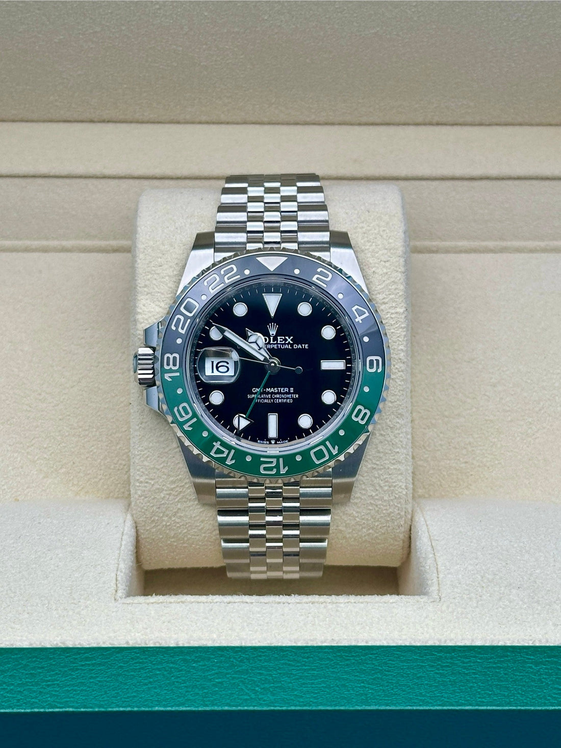 Rolex GMT-Master II Sprite 126720VTNR, 2024, black dial, Jubilee bracelet