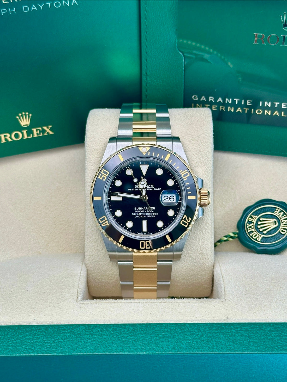 Rolex Submariner Date 126613LN, 2024, black dial, Oyster bracelet