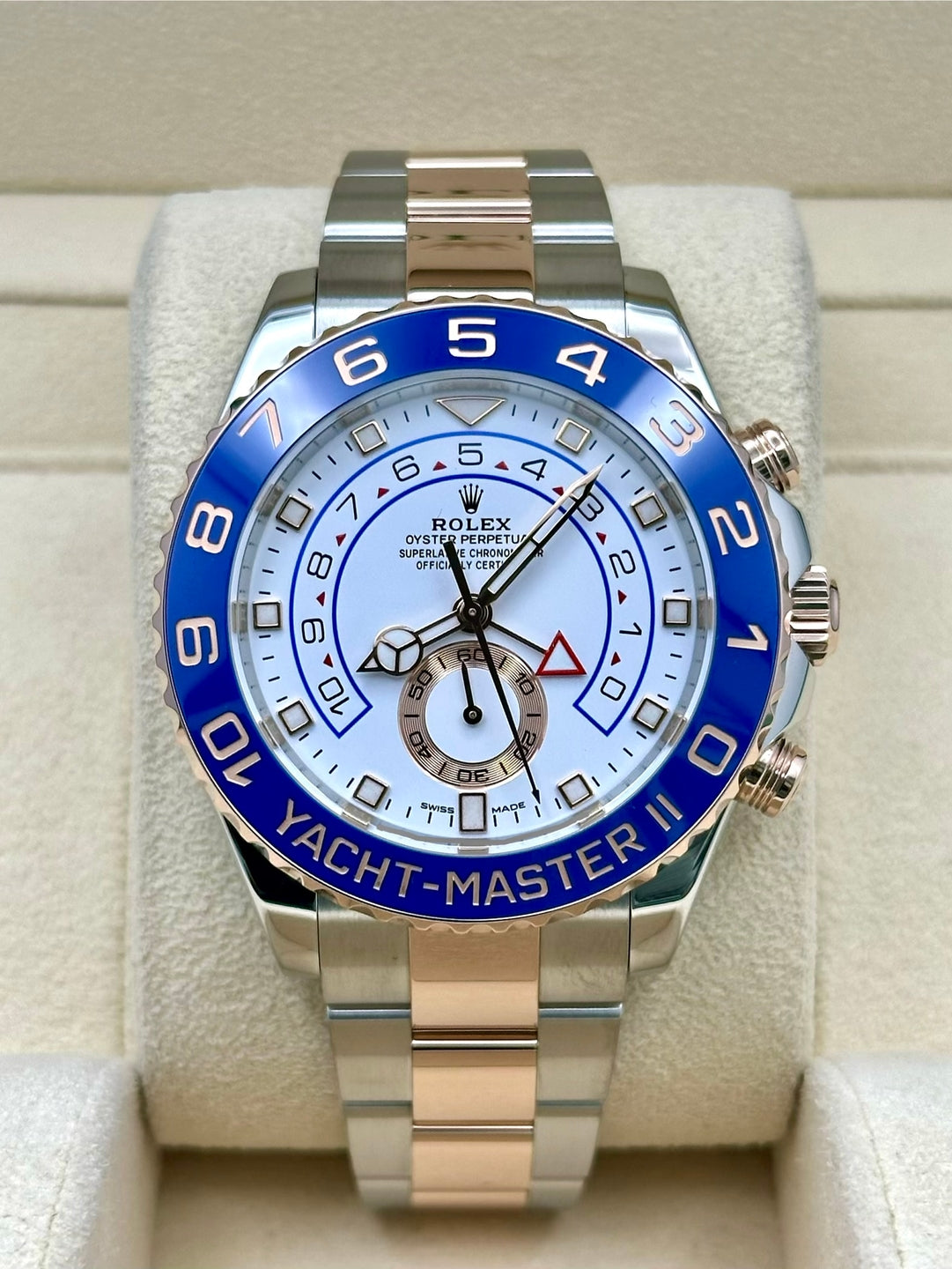 Rolex Yacht-Master II 44 116681, 2021, white dial