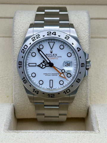 Rolex Oyster Perpetual Explorer II  - Oystersteel - White Dial - Oyster Bracelet -  226570 w 2026