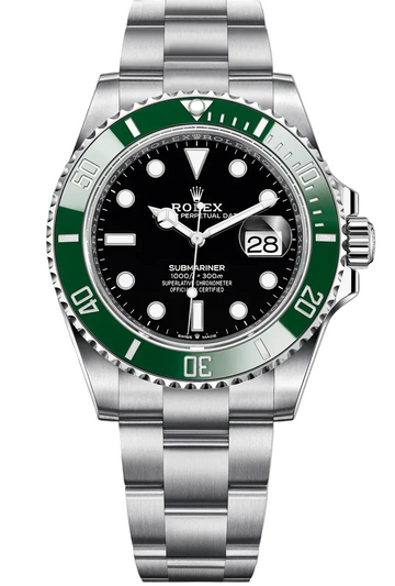 Rolex Steel Submariner Date - The Starbucks - Green Bezel MK1 - Black Dial - 126610LV