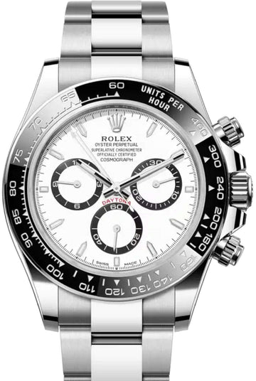 Rolex Oystersteel  Daytona   - White Index Dial - Oyster Bracelet - 126500ln wio