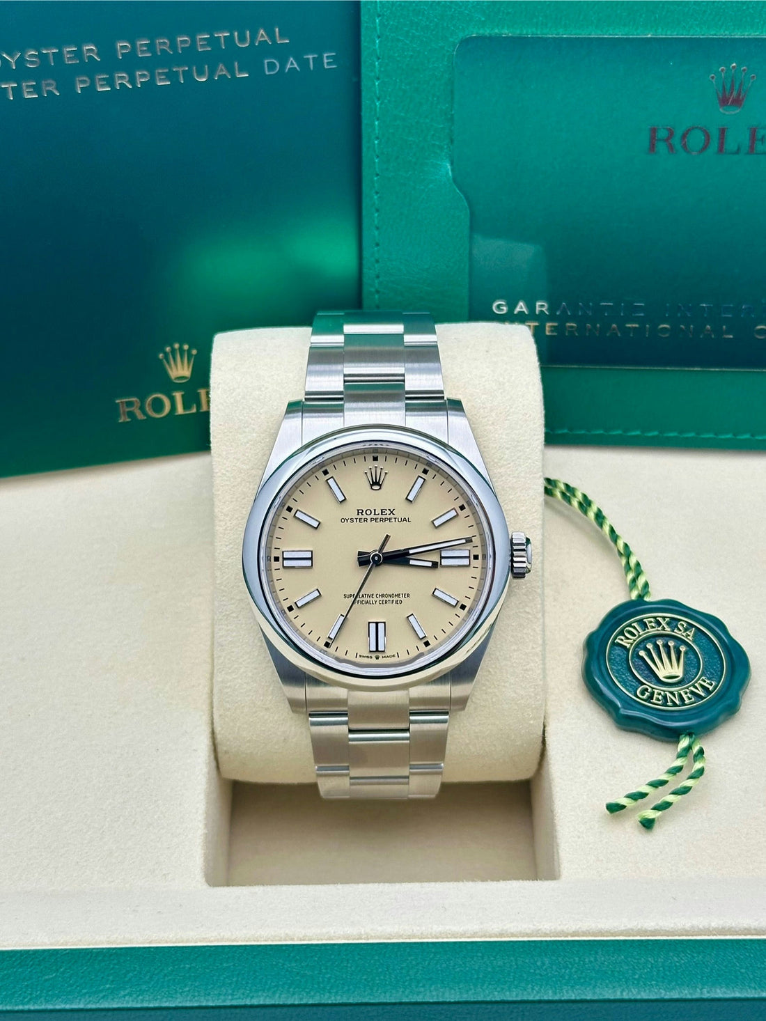 Rolex Oyster Perpetual 41 Beige Dial Oyster Bracelet - 134300 - 2025