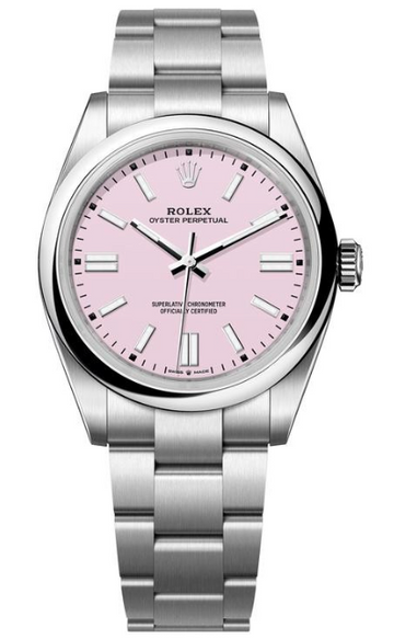 Rolex Oyster Perpetual 41 Candy Pink Dial Oyster Bracelet - 134300 - 2025