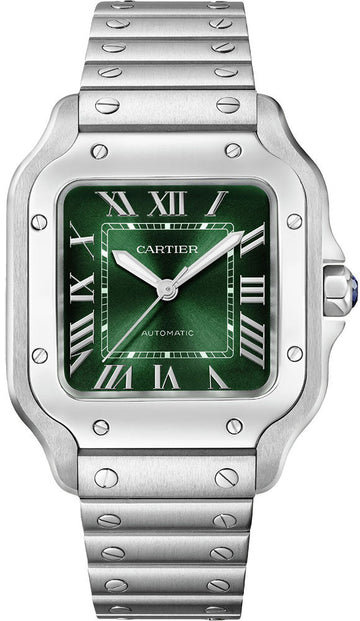 Cartier Santos De Cartier WSSA0061 Green Dial Medium - 2025