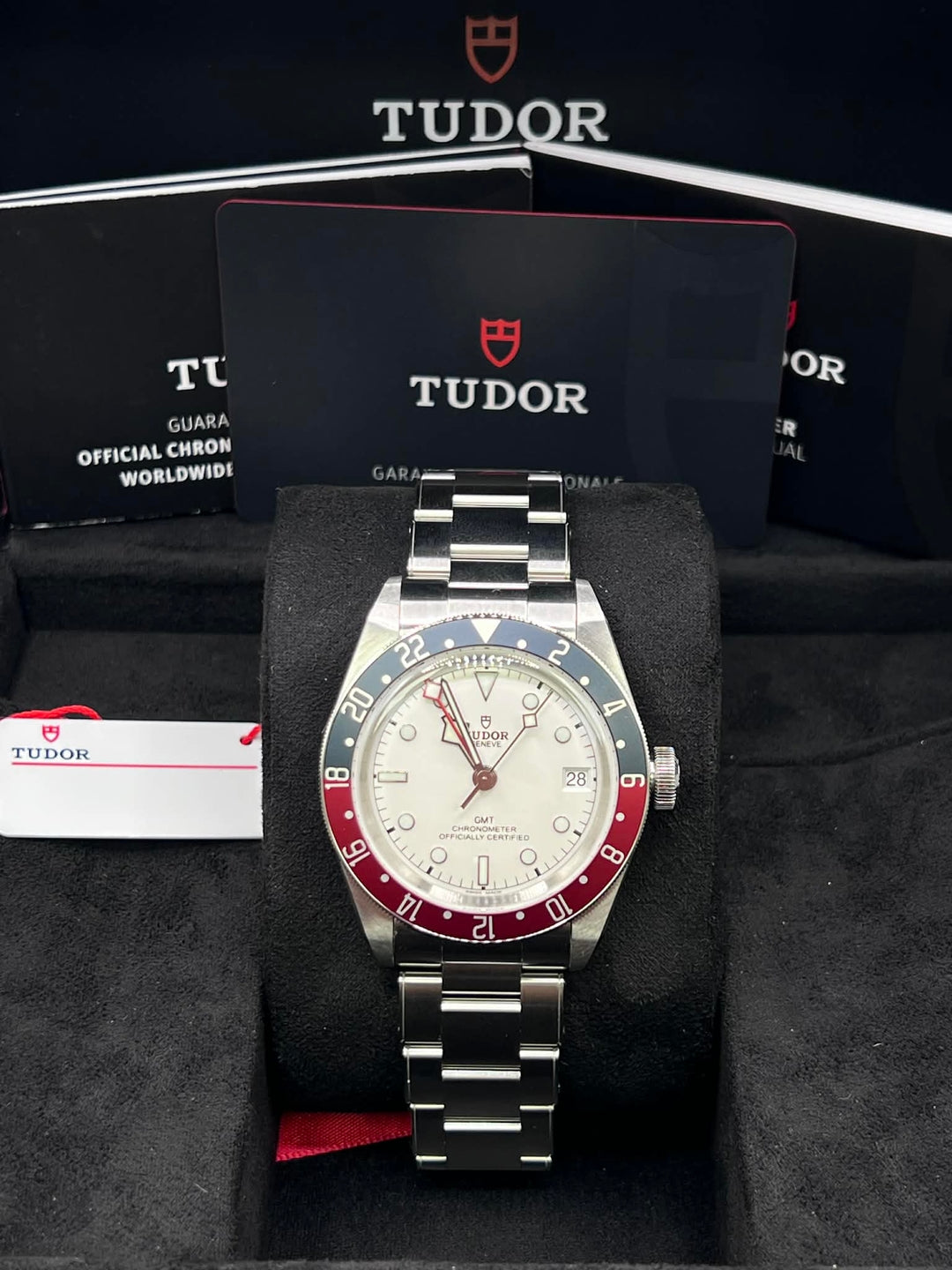 Tudor Black Bay Pepsi 79830RB, 2026, white dial, Oyster bracelet