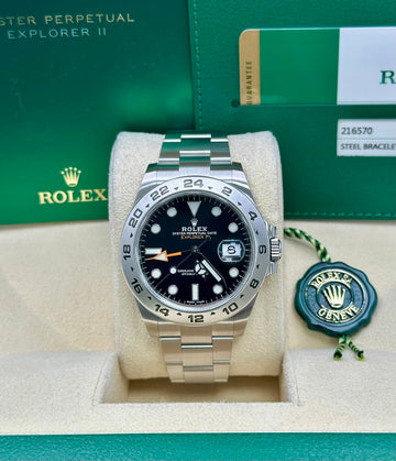 Rolex Explorer Black Dial Oyster Bracelet 216570