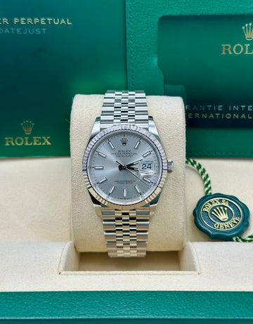 Rolex Steel Datejust 36  - Silver Index Dial - Jubilee Bracelet - 126234 sij