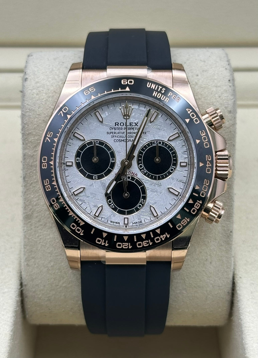 Rolex Daytona 126515LN, 2026, meteorite dial, Oysterflex bracelet
