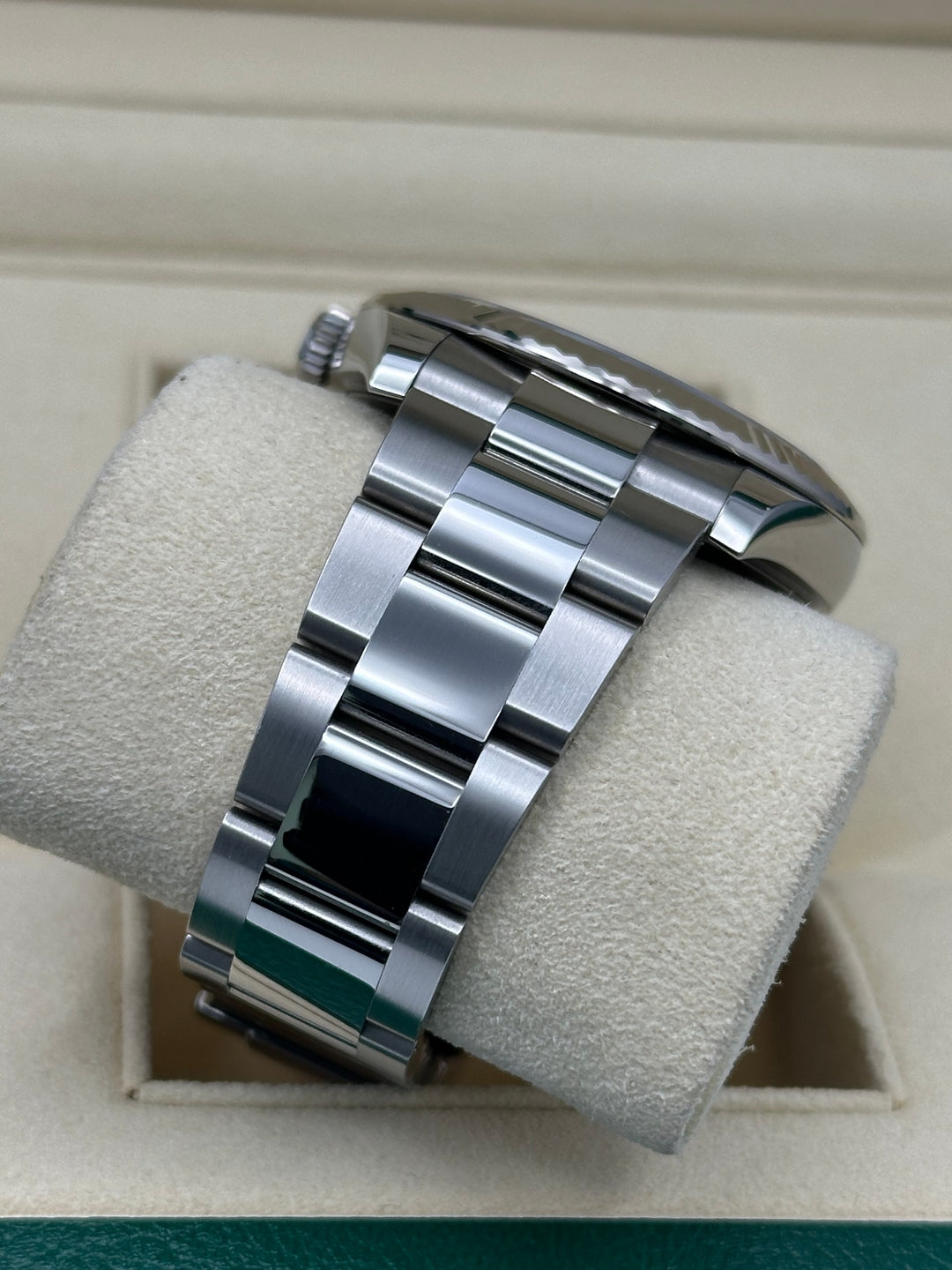Rolex Datejust 41 126334, 2023, blue index dial, Oyster bracelet