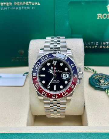 Rolex GMT-Master Pepsi II Black Dial Jubilee Bracelet 126710BLRO