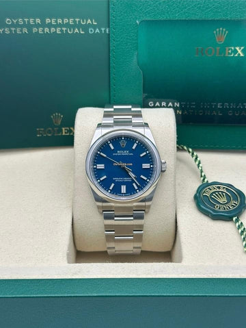 Rolex Oyster Perpetual 36 Med Blue Dial Oyster Bracelet - 126000 - 2025