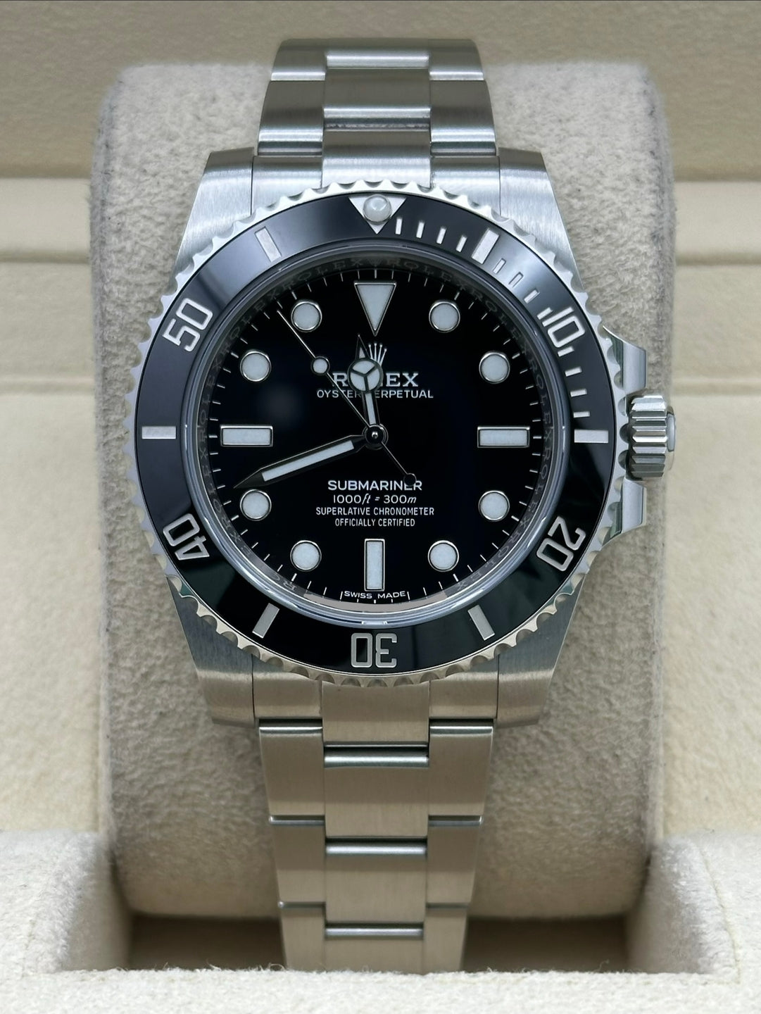 Rolex Submariner 114060, 2019, black dial, Oyster bracelet