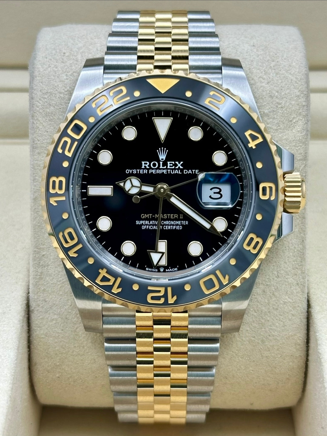 Rolex GMT-Master II 126713GRNR with 40mm Rolesor case