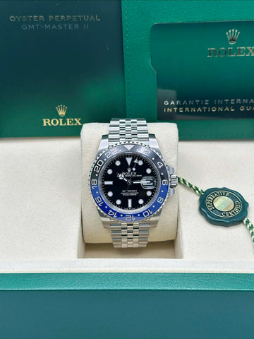 Rolex GMT-Master II Black Dial Jubilee Bracelet 126710BLNR