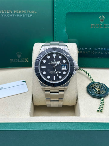 Rolex Yacht-Master Black Dial Oyster Bracelet 226627