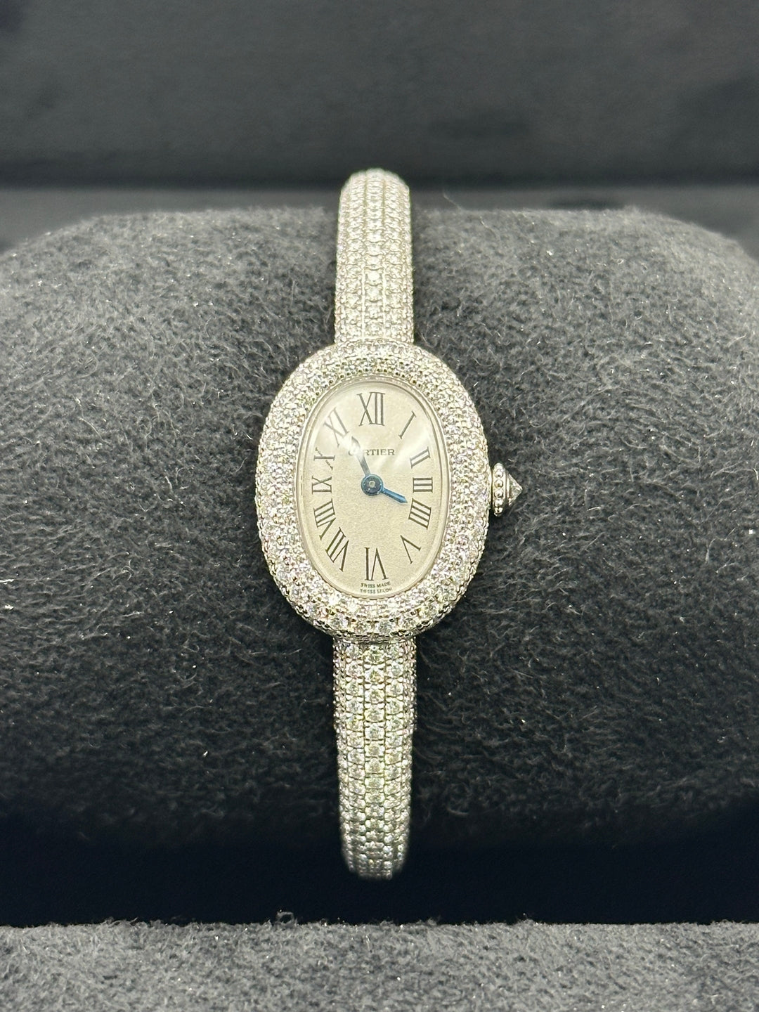 Cartier Baignoire HPI01854, 2026, white dial, steel bracelet