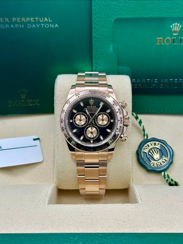 Rolex Cosmograph Daytona Black Dial Oyster Bracelet 116505