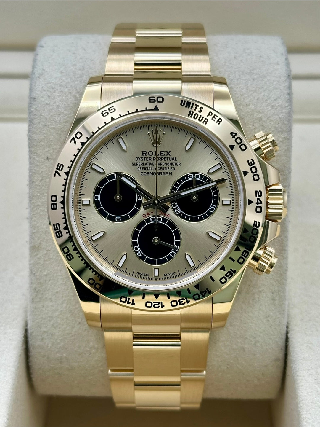 Rolex Daytona 126508, 2026, YML dial, Oyster bracelet
