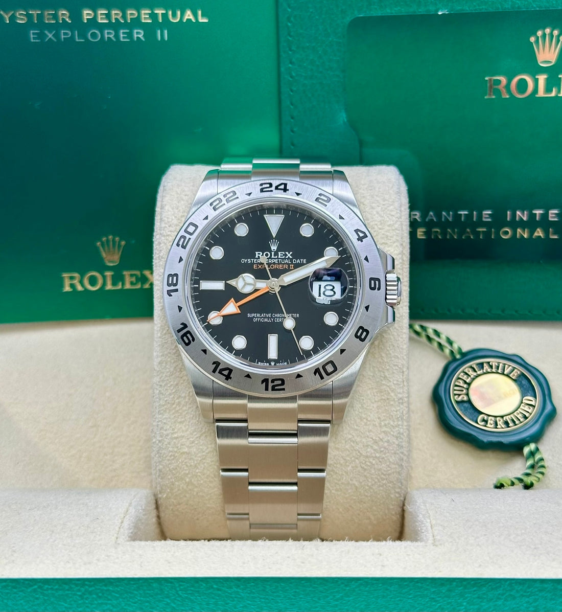 Rolex Explorer 226570, 2022, black dial, Oyster bracelet