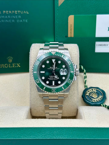 Rolex Submariner HULK Green Dial Oyster Bracelet 116610LV