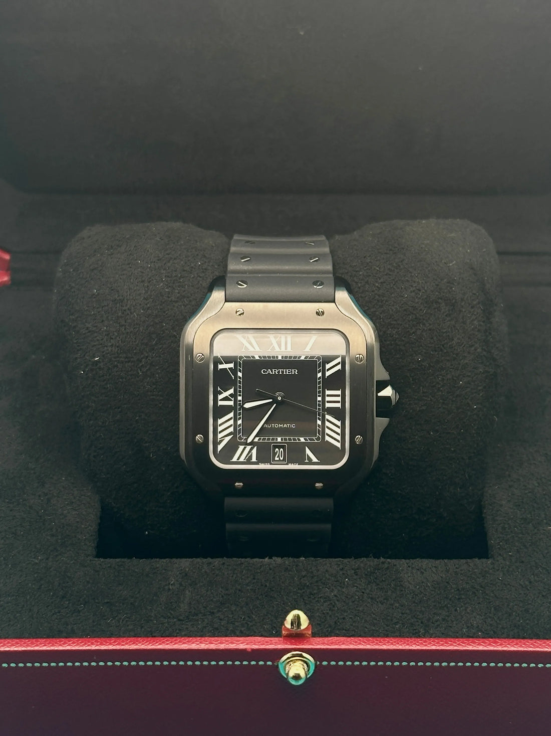 Cartier Santos De Cartier WSSA0039 Black Dial Large - 2025