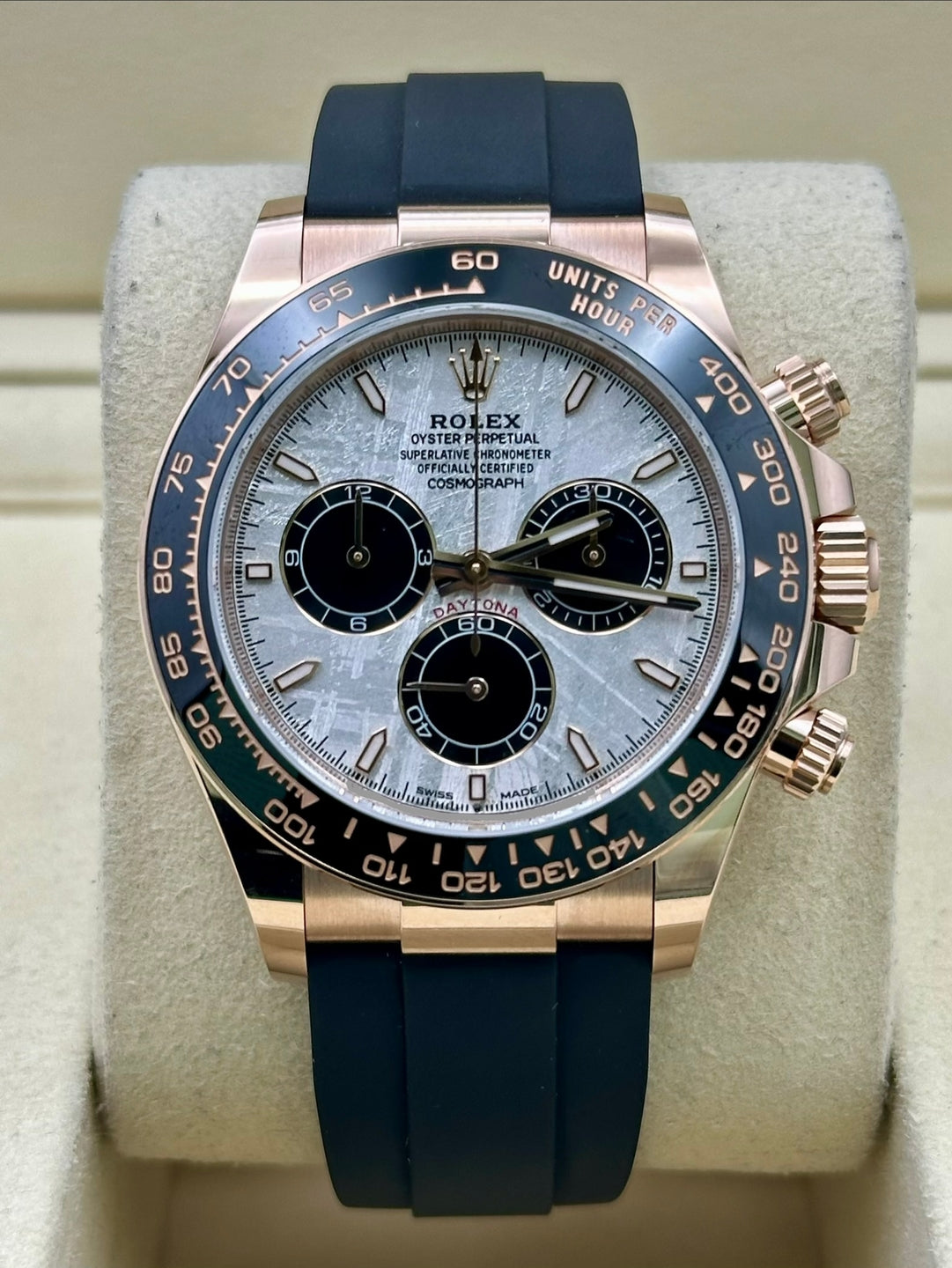 Rolex Daytona 126515LN, 2026, meteorite dial, Oysterflex bracelet