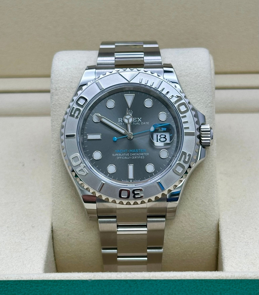 Rolex Yacht-Master 126622, 2026, rhodium dial, Oyster bracelet