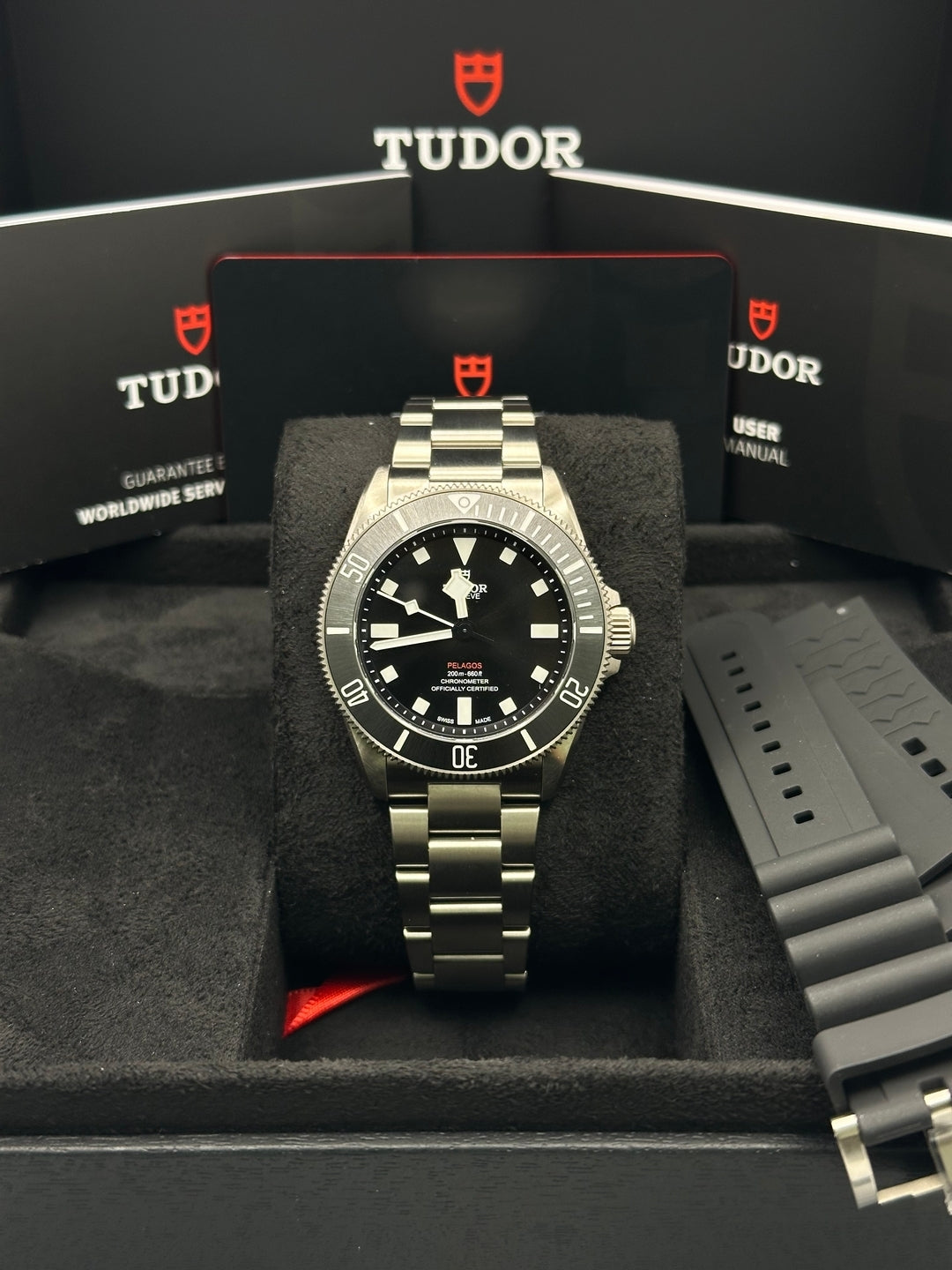 Tudor Pelagos 25407N, 2026, black dial, Oyster bracelet