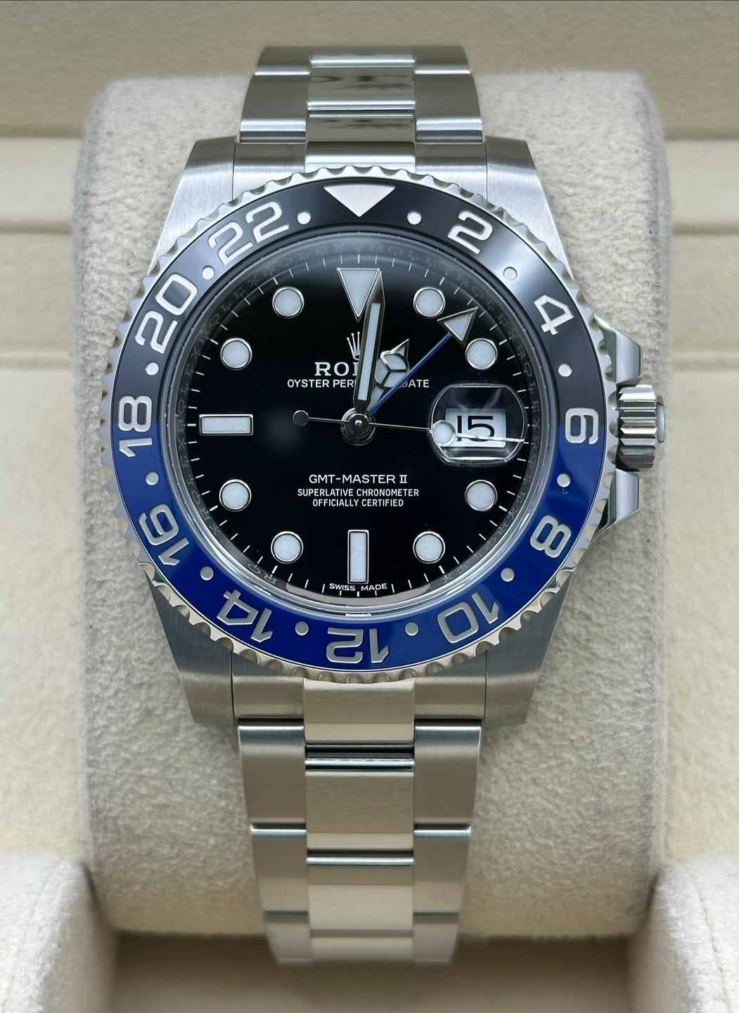 Rolex GMT-Master II 116710BLNR, 2019, black dial, Oyster bracelet